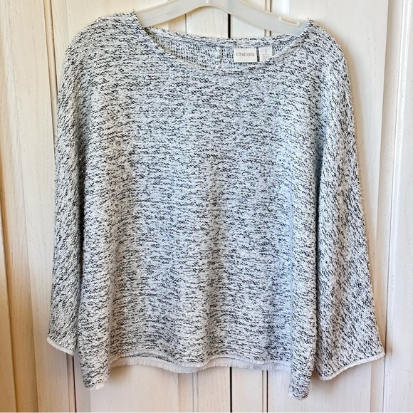 CHICO’S knit sparkly sweater - Picture 4 of 13